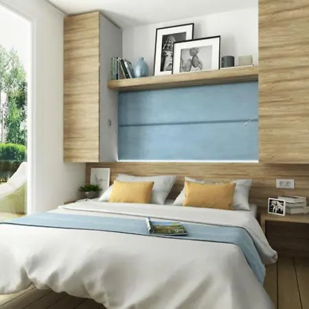 Ferienhaus Exotic Mobile In Drage With Swimming Pool